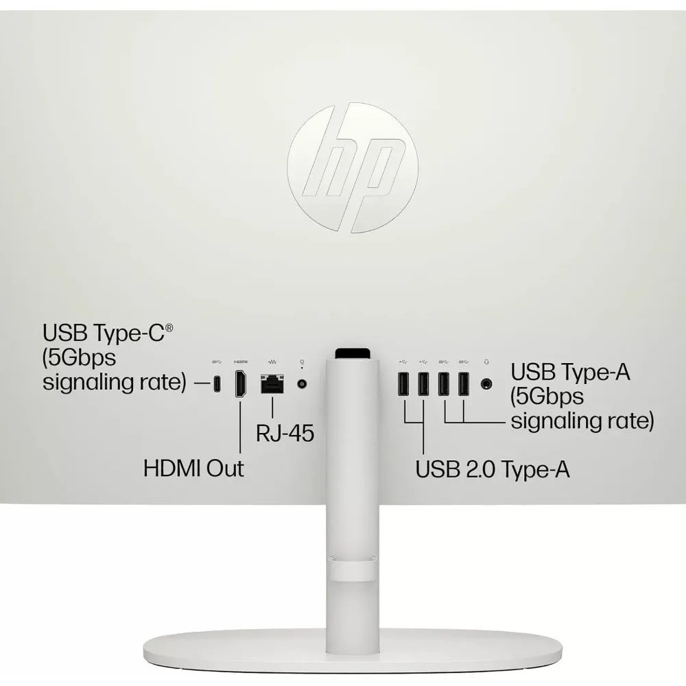 HP 21.5" All-in-One Desktop,Intel Celeron J4025,32GB RAM,2TB SSD,Intel UHD Graphics 600,Windows 11,White
