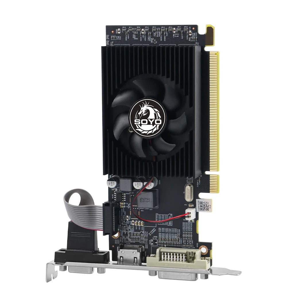 Graphics Cards SOYO R5 230 2G DDR3 64bit compatibility For Desktop Gaming Computer Components GPU Video Card R5230