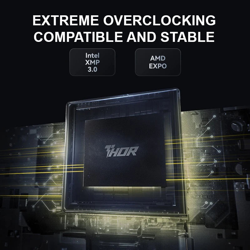 Lexar THOR OC DDR5 RAM 16GBx2 6000MHz CL36 Gaming Computer Memory Intel XMP 3.0 & AMD EXPO Overclocking Memorys for PC