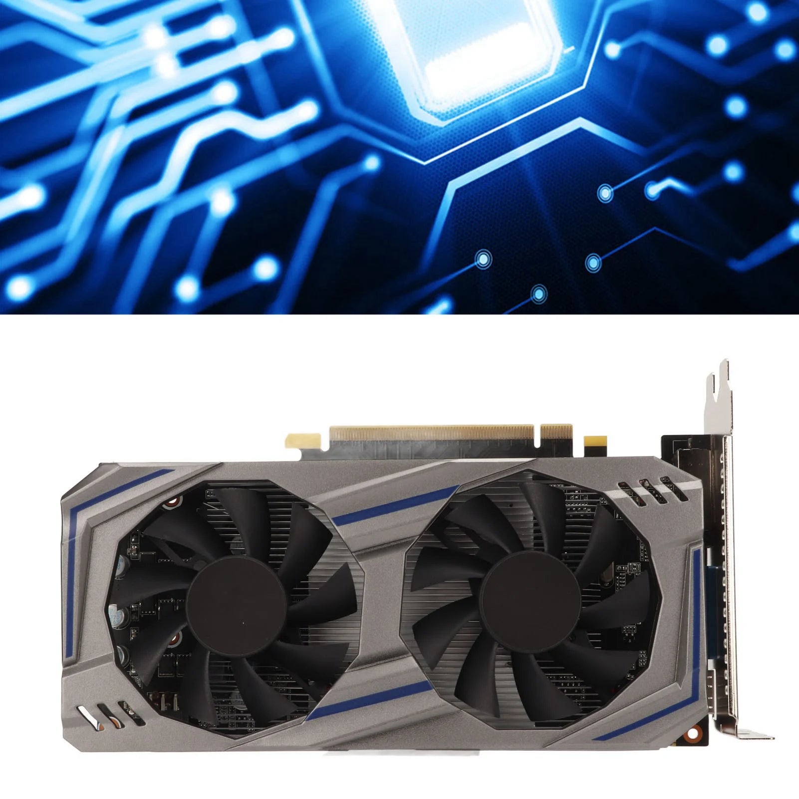 Double Fan Graphics Card Graphics Card 128BIT GDDR5 PCI Express2.0 Double Fan Desktop PC Computer Discrete Gaming Graphics Card