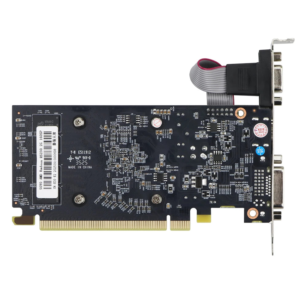 Graphics Cards SOYO R5 230 2G DDR3 64bit compatibility For Desktop Gaming Computer Components GPU Video Card R5230