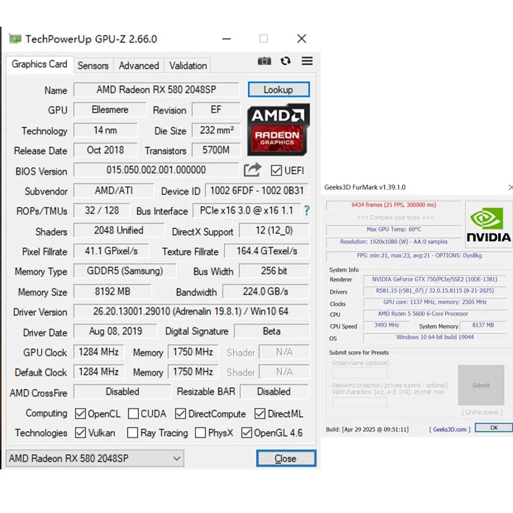 SOYO AMD CPU RX580 8GB 2048SP Video card Gaming Graphics Card GDDR5 256Bit PCI-E 3.0X16 14NM Desktop Computer components 7000MHz