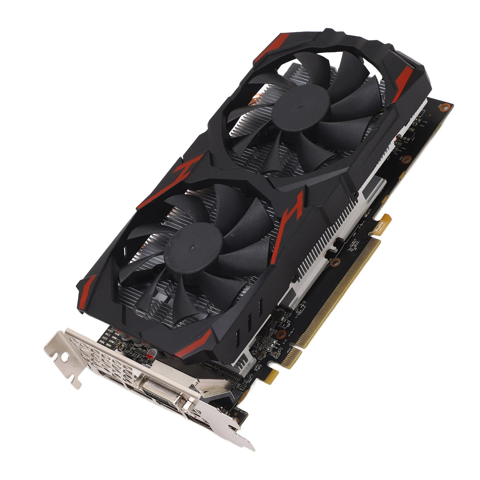 RX 580 8GB 256BIT Computer Gaming Graphics Cards Quiet Plug and Play DDR5 Graphics Card with Dual Fans for Desktop PCs