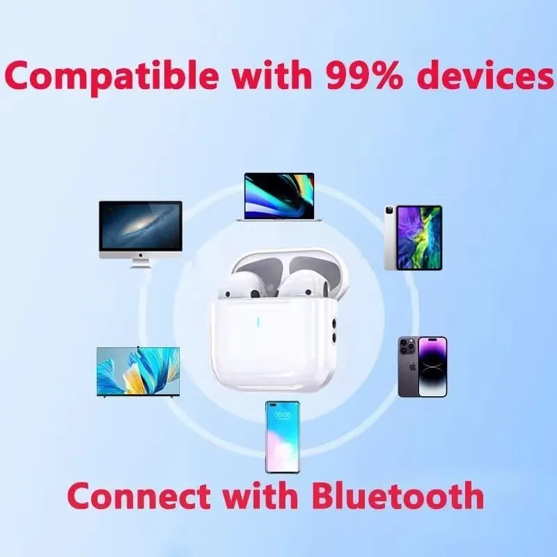 2026 New Air Pro TWS Wireless Bluetooth Earphones Headphones In Ear Earbuds Sports Noise Cancelling Headset for IPhone Android