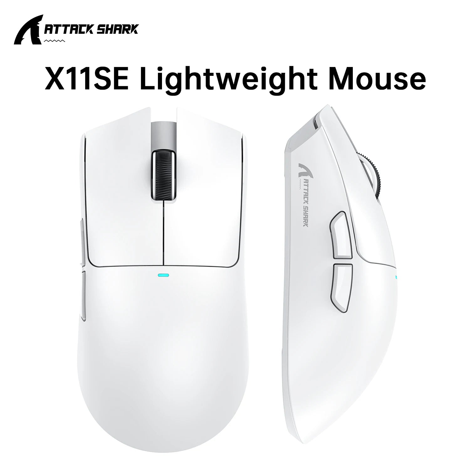 Attack Shark X11 X11SE Wireless Gaming Mouse,1000 Hz,2.4G RGB Optical Mouse,16000 DPI,Ergonomic Computer Mice for PC Laptop Mac