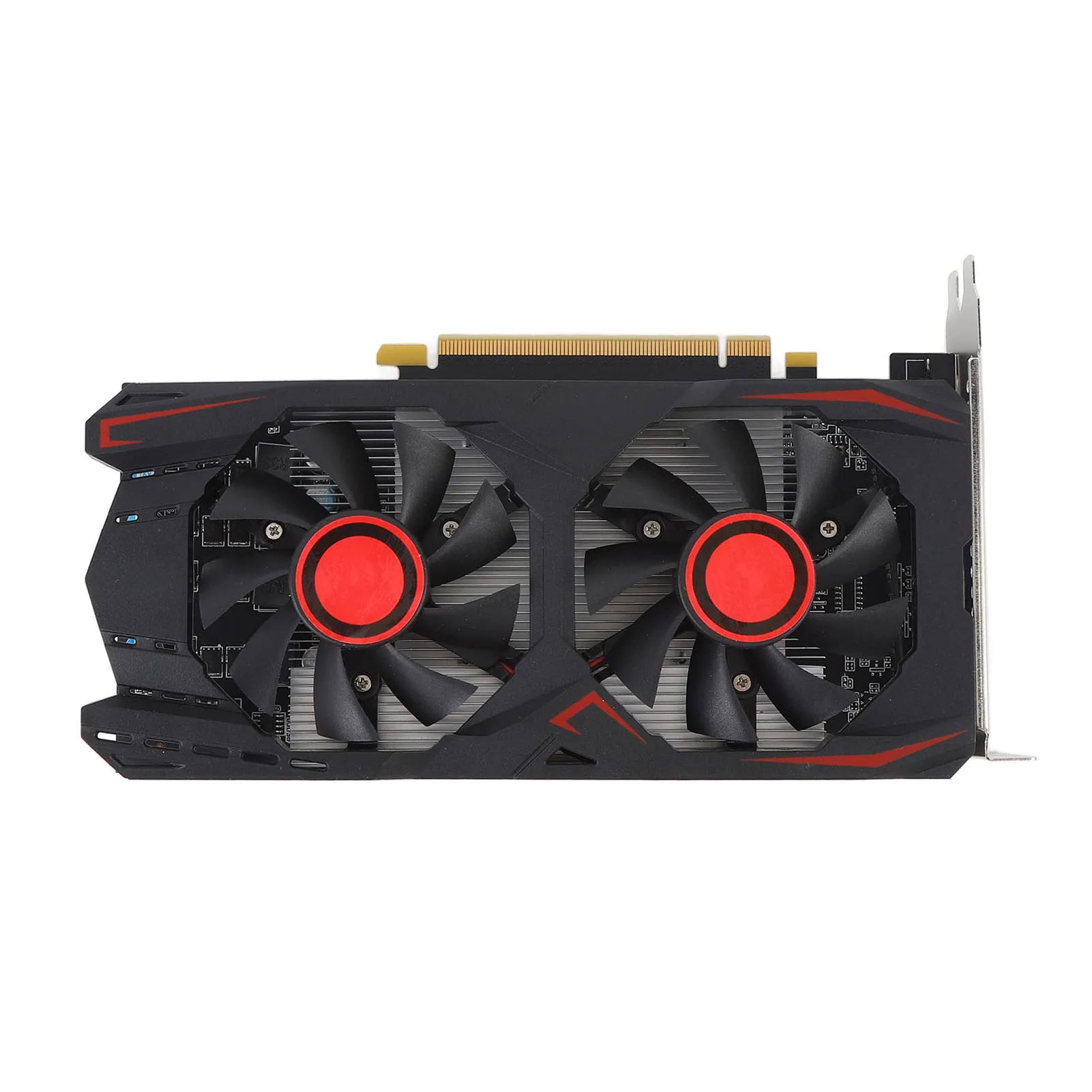 Graphics Card 6GB GDDR5 192BIT Double Fan PCIE 2.0 16X Slot Supports DVI VGA HD Multimedia Interface Durable Gaming Video Card