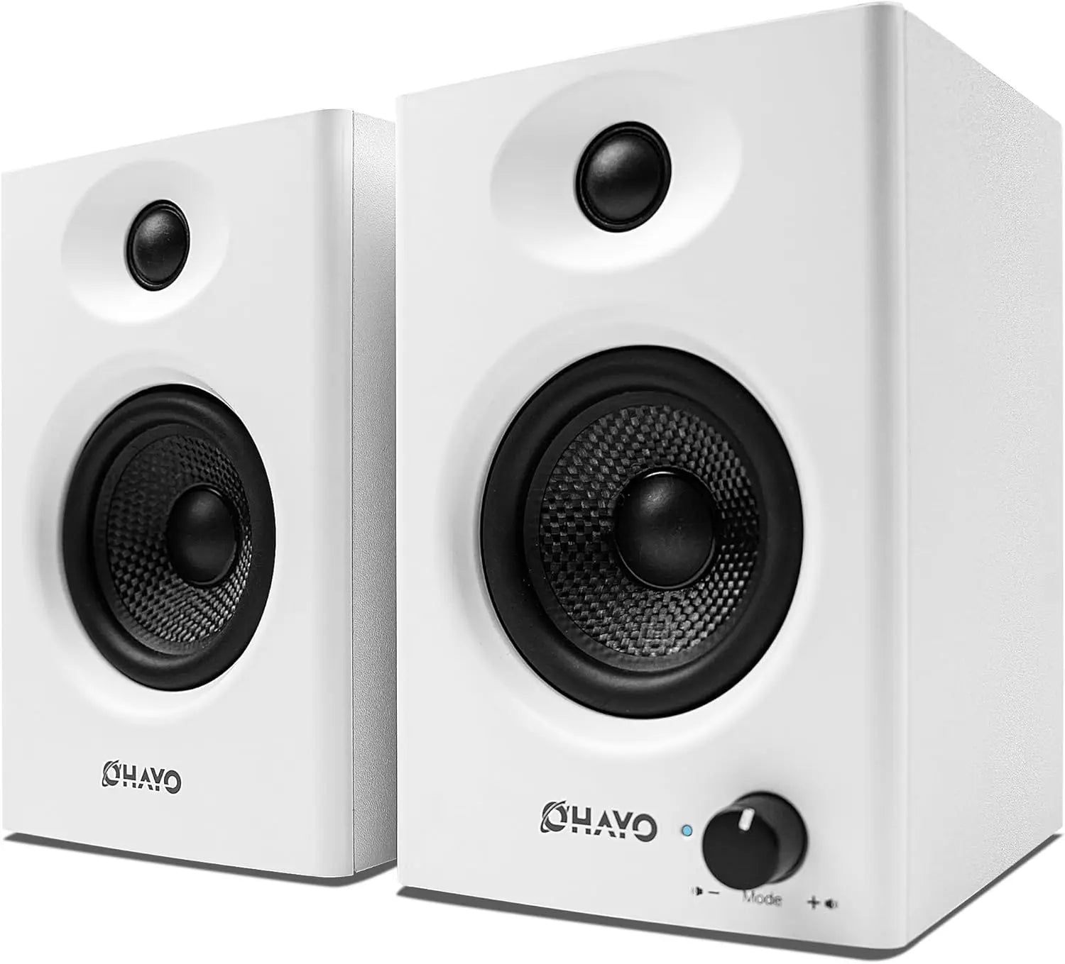 OHAYO 60W computer stereo speakers by Storm Store with Bluetooth 5.3 for music and gaming, aux and RCA input, desktop or laptop use
