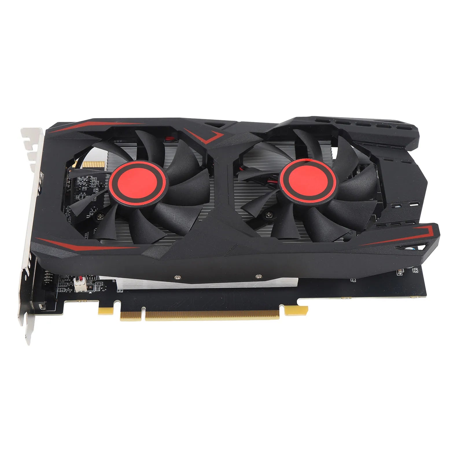 Graphics Card 6GB GDDR5 192BIT Double Fan PCIE 2.0 16X Slot Supports DVI VGA HD Multimedia Interface Durable Gaming Video Card