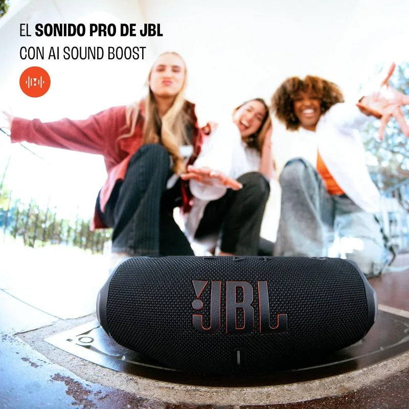 Genuine original JBL Charge 6 Portable Bluetooth Speaker Waterproof Drop Proof AI Sound Boost 28H Playtime Powerbank Black