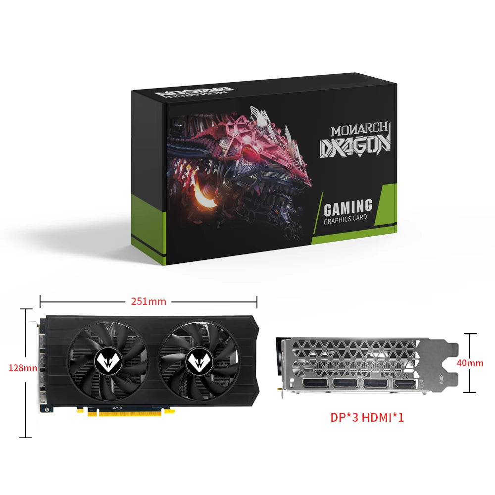 SOYO AMD CPU RX580 8GB 2048SP Video card Gaming Graphics Card GDDR5 256Bit PCI-E 3.0X16 14NM Desktop Computer components 7000MHz