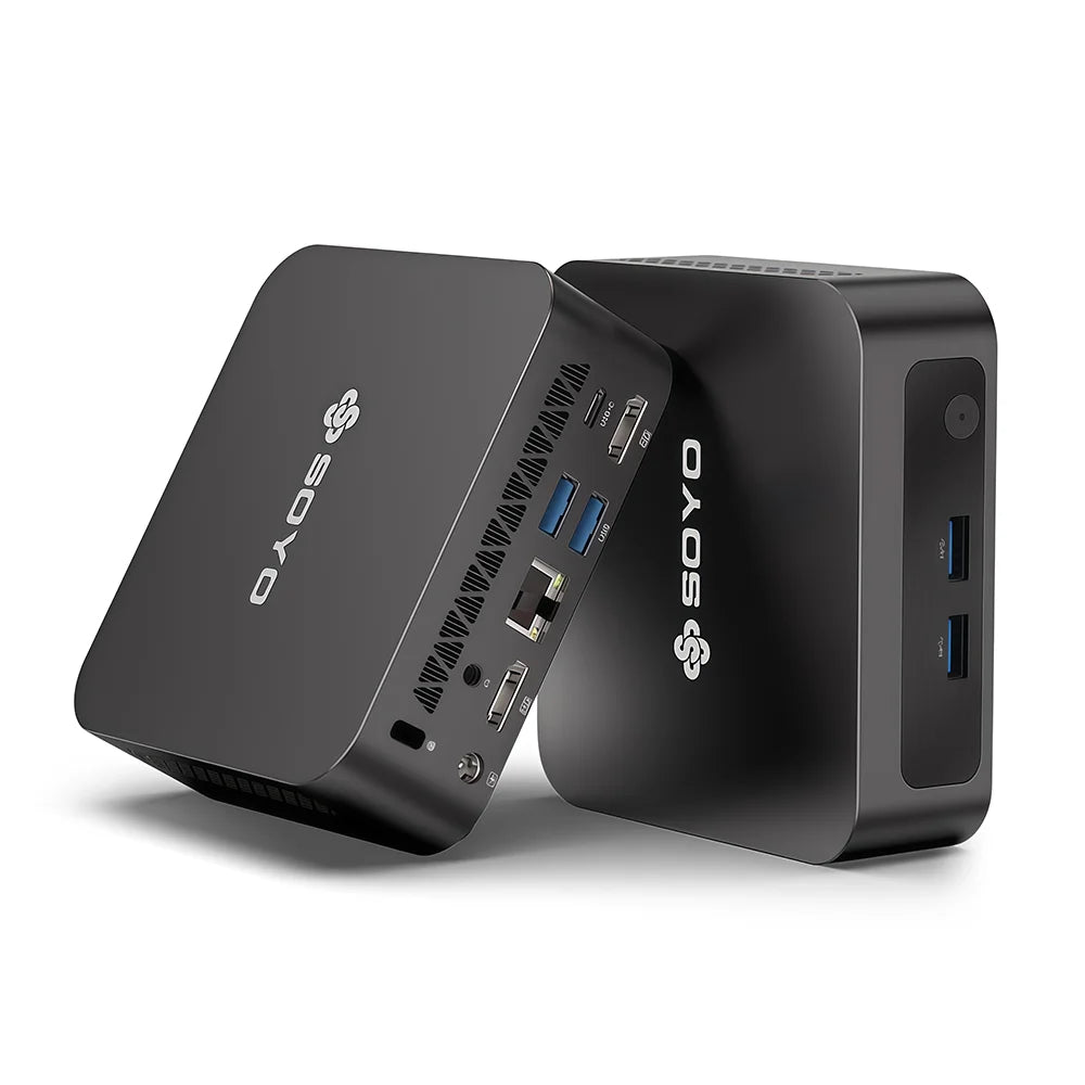 SOYO Mini PC Y5 Intel i3 4030U 8GB RAM 128GB ROM Windows 11 Pro WiFi BT4.2 Desktop Computer
