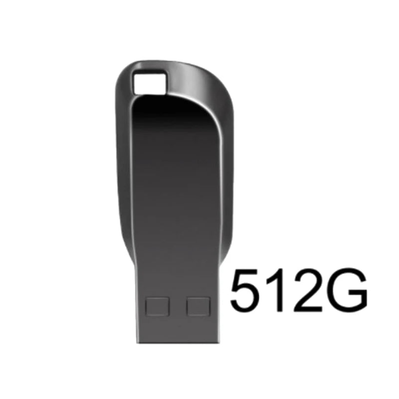 2TB Metal Usb 3.0 Pen Drive 2TB Usb Flash Drives 1TB High Speed Pendrive Waterproof Usb Flash Disk New Upgraded TYPE-C Adapter