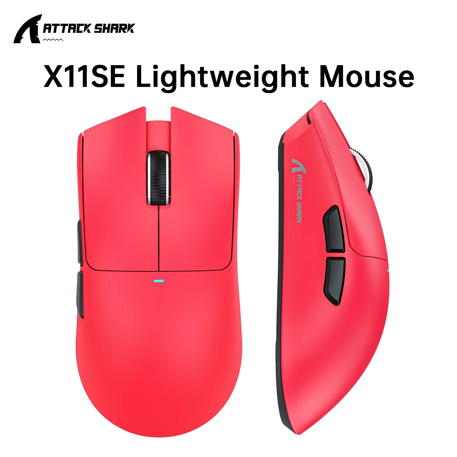 Attack Shark X11 X11SE Wireless Gaming Mouse,1000 Hz,2.4G RGB Optical Mouse,16000 DPI,Ergonomic Computer Mice for PC Laptop Mac