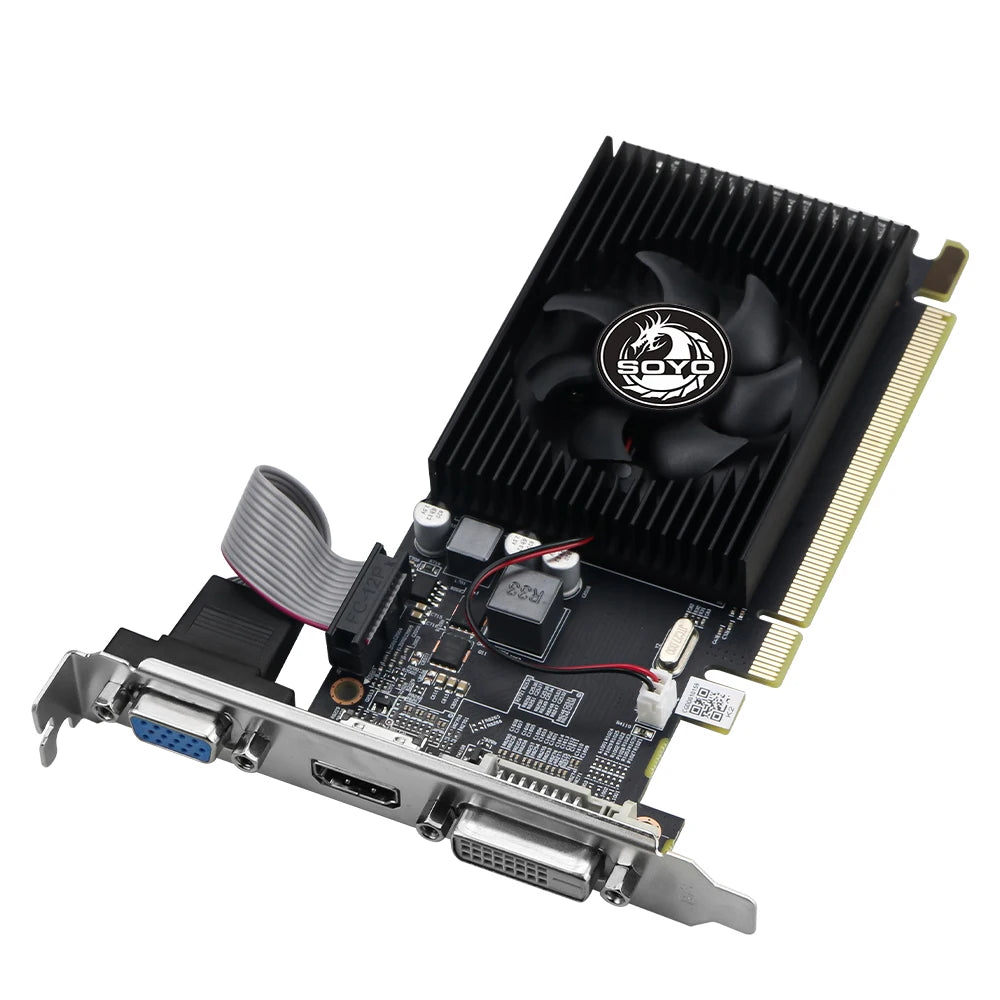 Graphics Cards SOYO R5 230 2G DDR3 64bit compatibility For Desktop Gaming Computer Components GPU Video Card R5230