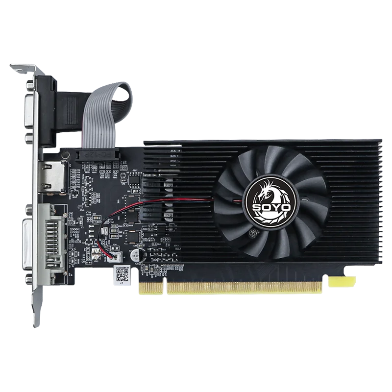 NVIDIA GPU GT 240 1G Graphics Card SOYO DDR3 128Bit 40nm Gaming Video Cards Desktop Computer components GT240 game Video Cards